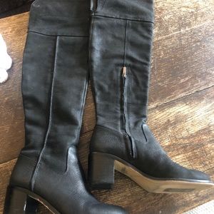 Sam Edelman over the knee black boots size 7.5